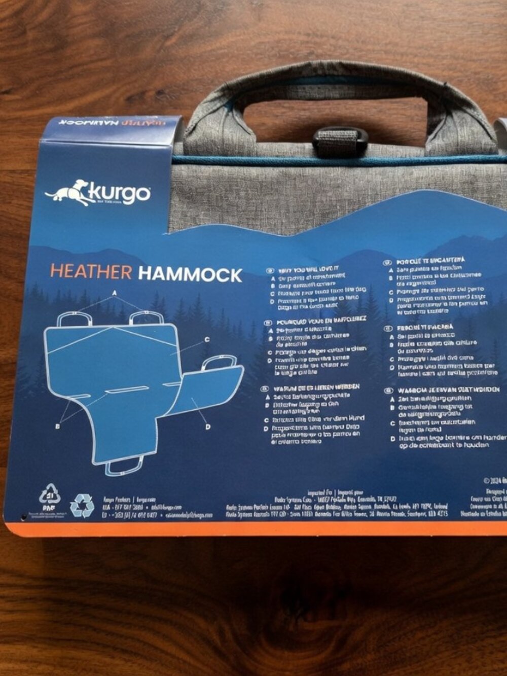 New in pkg KURGO dog seat hammock - Picture 2 of 3